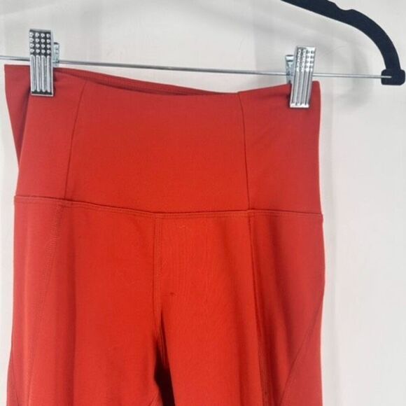 Girlfriend Collective Azalea Compressive High-Rise Legging Size XXS Orange - Picture 6 of 12